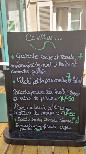 Menu midi 11/07/2026 at Urban Greener in Paris