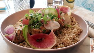 Tofu laqué at Urban Greener in Paris