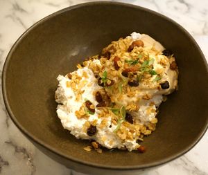 Rice pudding at Urban Greener in Paris