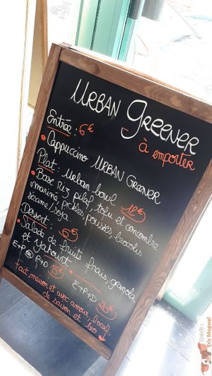 Brunch at Urban Greener in Paris
