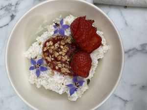 Riz au lait at Urban Greener in Paris