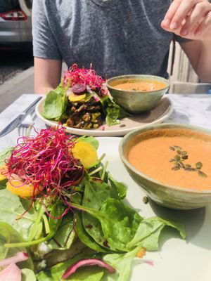 Brunch salé at Urban Greener in Paris