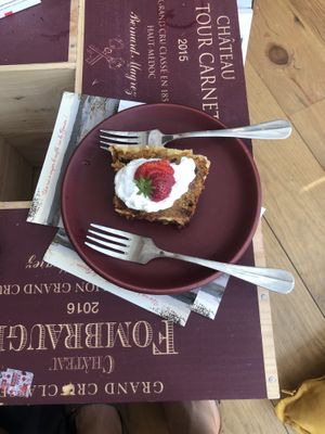 Carrot cake  at Urban Greener in Paris