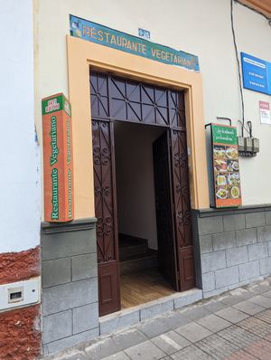 Front at Restaurante Vegetariano Inti Raymi in Ibarra