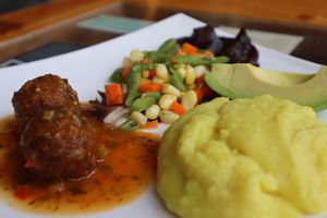   at Restaurante Vegetariano Inti Raymi in Ibarra