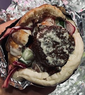 Falafel Pita Sandwich  at Hummus Inc in Brooklyn