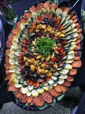 Roasted Veggie Tray for catering at Chef 2 The Rescue in Haslet