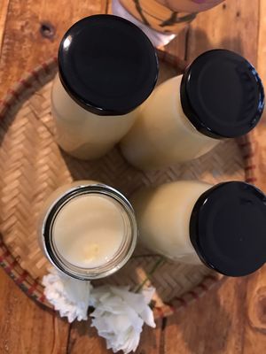 Corn milk 20,000VND at Dieu Thien in Ninh Binh