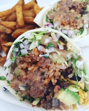 Burrito at Loving Hut in Orange