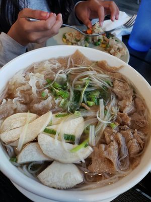 Pho at Loving Hut in Orange
