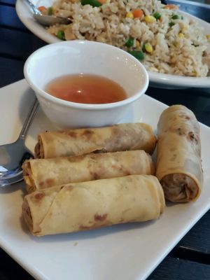 crispy rolls  at Loving Hut in Orange