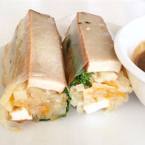 Summer Rolls at Loving Hut in Orange
