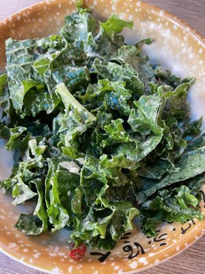 Sesame kale  at Dumpling the Noodle in Seattle