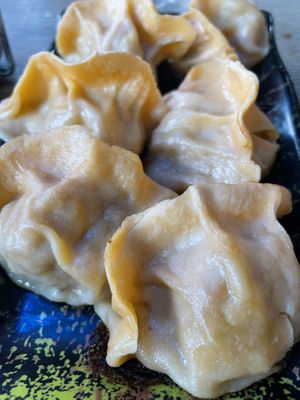 Vegan dumplings  at Dumpling the Noodle in Seattle