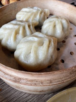 Shiitake buns  at Dumpling the Noodle in Seattle