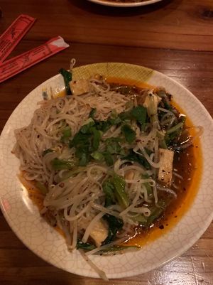 Garlic Tofu in Chili Sauce at Dumpling the Noodle in Seattle