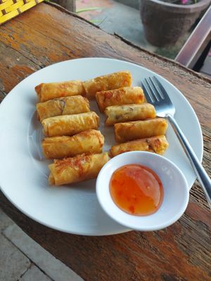 Spring rolls at YoYo Vegetarian Food - Seaside in Phan Thiet