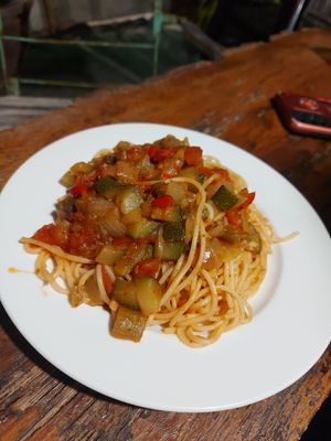 Ratatouille spaghetti at YoYo Vegetarian Food - Seaside in Phan Thiet