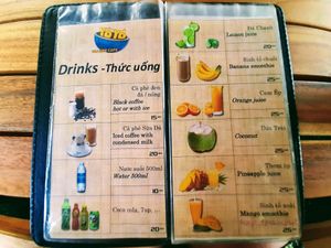 Menu at YoYo Vegetarian Food - Seaside in Phan Thiet