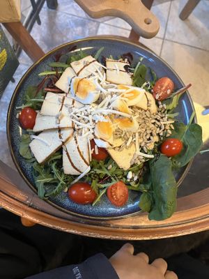 Roman Salad with Tofu  at Coffee & Books in Decin