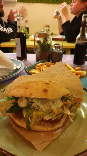 Falafel - Vöner at Nøne Meat in Luebeck