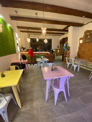 inside at Nøne Meat in Luebeck