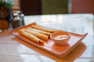 Börek at Nøne Meat in Luebeck