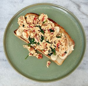 Tofu scramble  at Bounty Beets - Le Meridien Mina Seyahi in Dubai