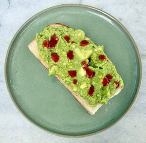 Avocado with chilli oil  at Bounty Beets - Le Meridien Mina Seyahi in Dubai