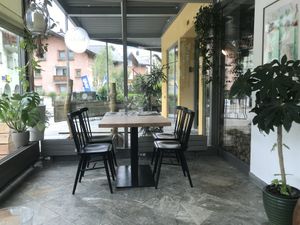 Veranda at Bo's Co in Celerina