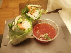 Summer rolls at Pho in Sheffield