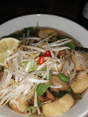 Tofu and mushroom pho at Pho in Sheffield