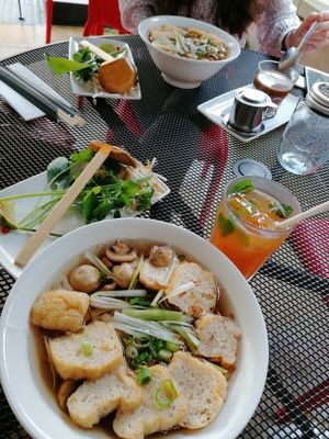 Tofu and mushroom pho at Pho in Sheffield
