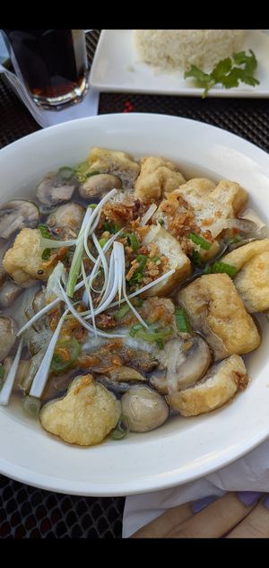 Tofu & mushroom pho at Pho in Sheffield