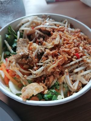 Vermicelli noodle salad at Pho in Sheffield
