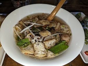 Tofu & mushroom pho at Pho in Sheffield
