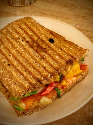 Grilled vegan sandwich at Dean & David - Mailänder in Stuttgart