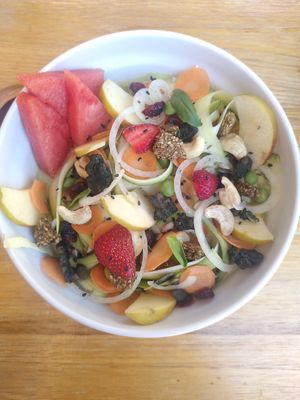 Gaspacho croquant at Brawcoli in Lorient