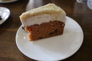 Carrot Cake. at Veganerie - Nana in Bangkok