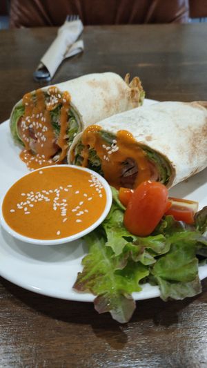 BTL wrap at Veganerie - Nana in Bangkok