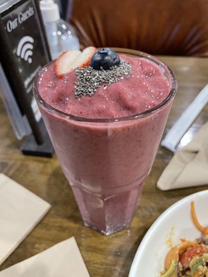 Flat belly smoothie, 190 baht  at Veganerie - Nana in Bangkok