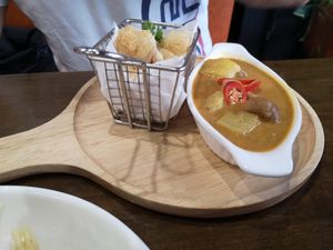 Massaman Curry at Veganerie - Nana in Bangkok