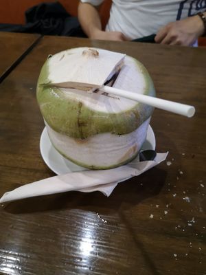 Fresh Coconut at Veganerie - Nana in Bangkok