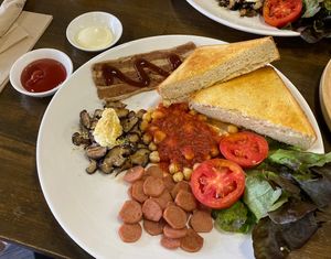 English breakfast   at Veganerie - Nana in Bangkok