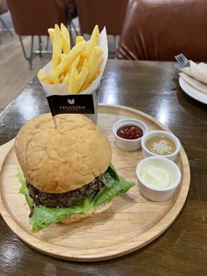 Burger   at Veganerie - Nana in Bangkok