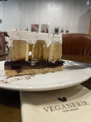 Banoffee pie  at Veganerie - Nana in Bangkok