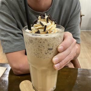 Coffee caramel frappe   at Veganerie - Nana in Bangkok