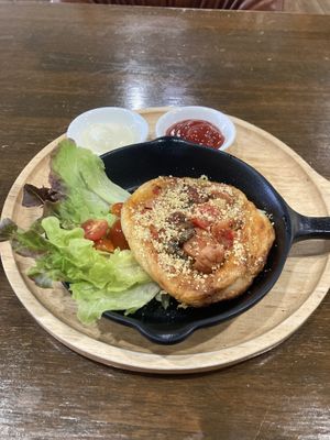Roti pizza  at Veganerie - Nana in Bangkok