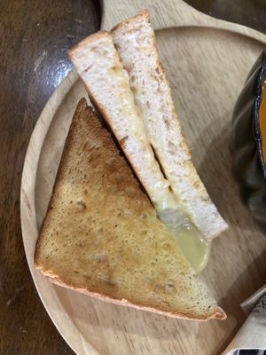 Grilled cheesee  at Veganerie - Nana in Bangkok