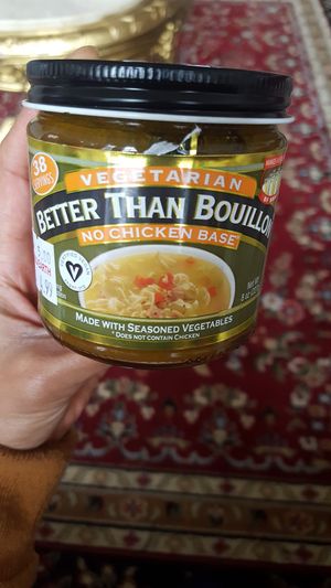 Vegan chicken broth (in paste form) at The Good Earth Natural Foods in Indianapolis
